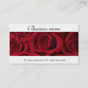 Red Roses Business Cards