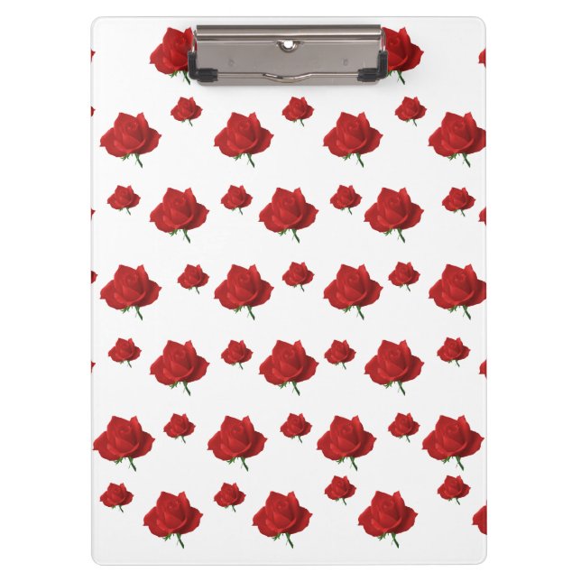 Red Roses Clipboard (Front)
