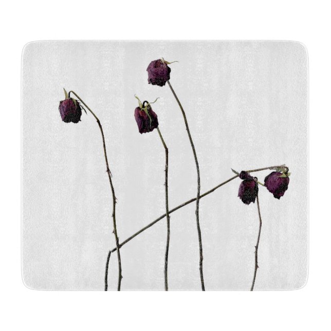 Red Roses Cutting Board (Front)