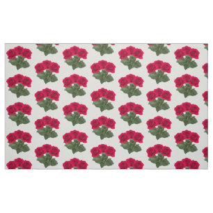 Red roses fabric