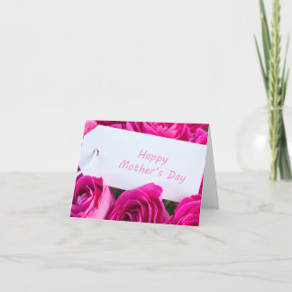 Red Roses floral Happy Mother's Day Card