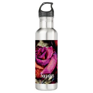Red Roses Flower  710 Ml Water Bottle