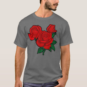 Red Roses for Men, Women, and Youth T-Shirt