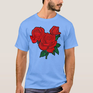 Red Roses for Men, Women, and Youth T-Shirt