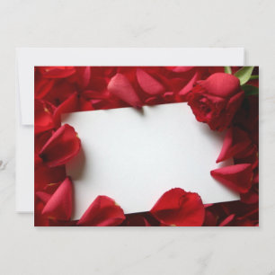 Red Roses for Your True Love: A Valentine's Card