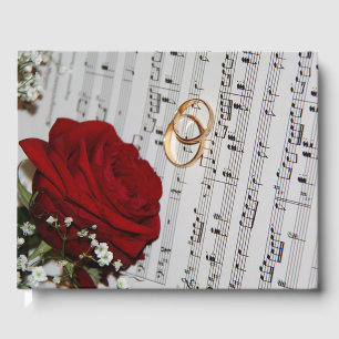 Red Roses Guest Book