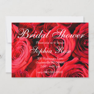 Red Roses Invitation