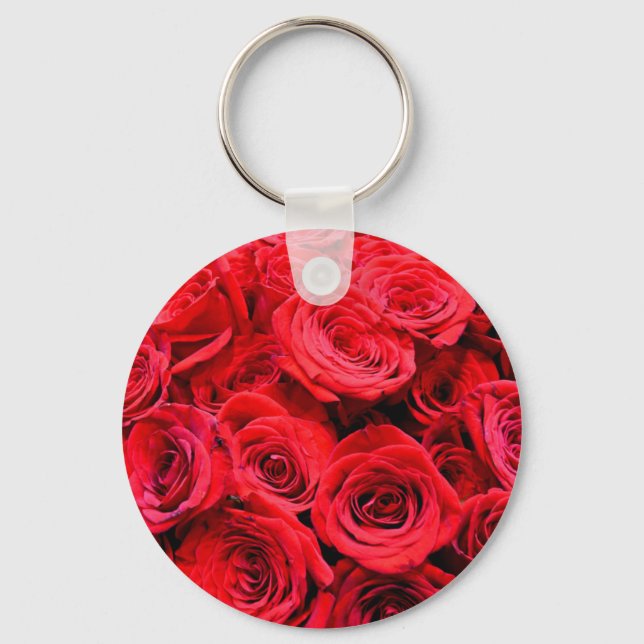 Red Roses Key Ring (Front)