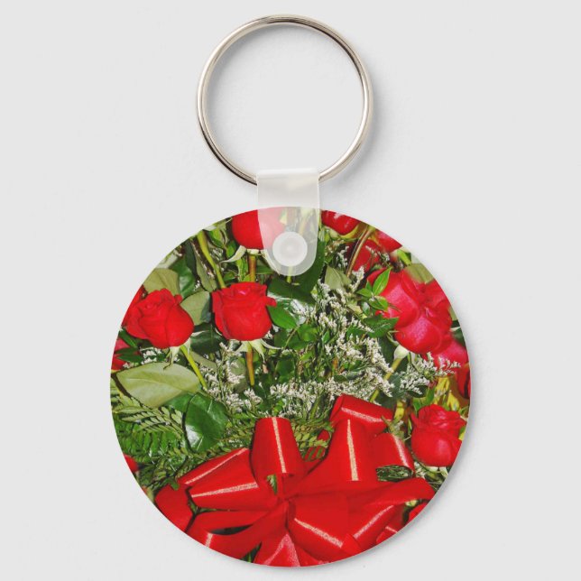 Red Roses_ Key Ring (Front)