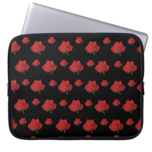 Red Roses Laptop Sleeve (Front)