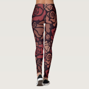 Red Roses Leggings