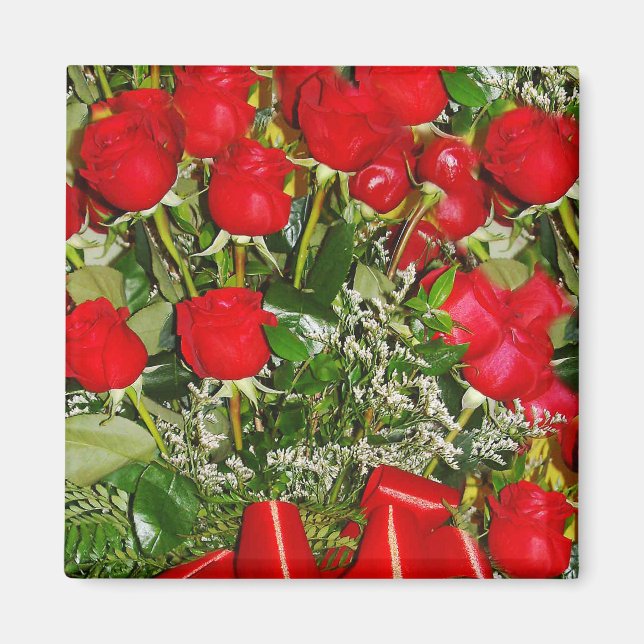 Red Roses_ Magnet (Front)