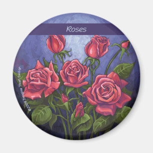 Red Roses Magnet