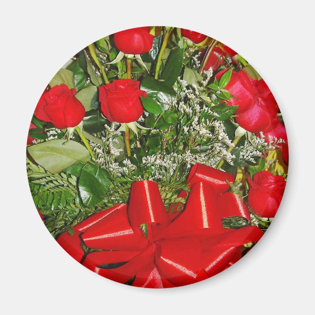 Red Roses_ Magnet (Front)