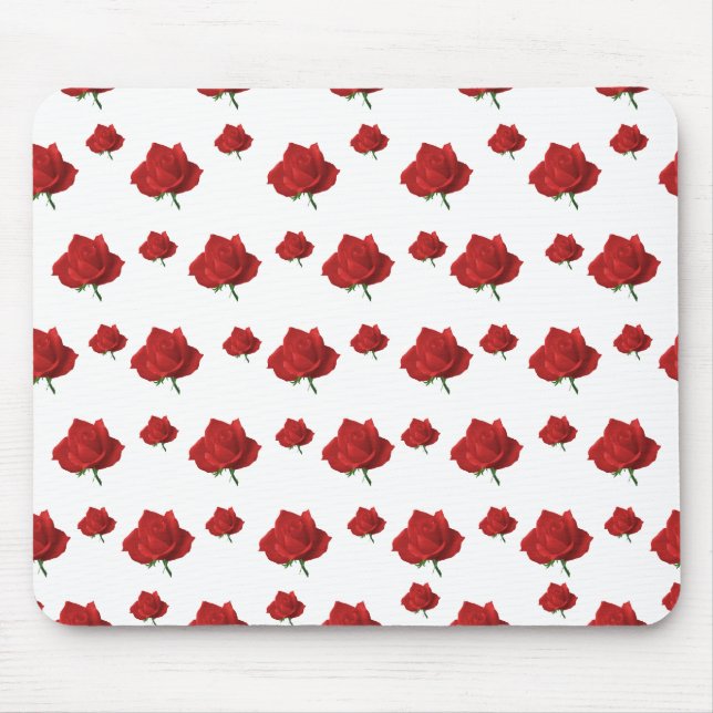 Red Roses Mouse Mat (Front)