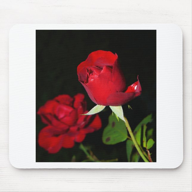 Red Roses Mouse Mat (Front)