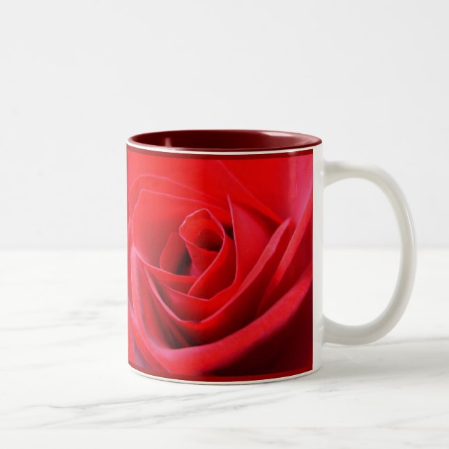 Red Roses Mug Coffee Cup Beautiful Rose Decor (Right)