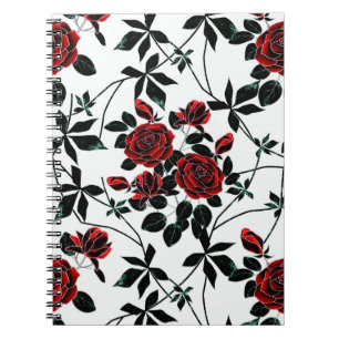 Red roses . notebook
