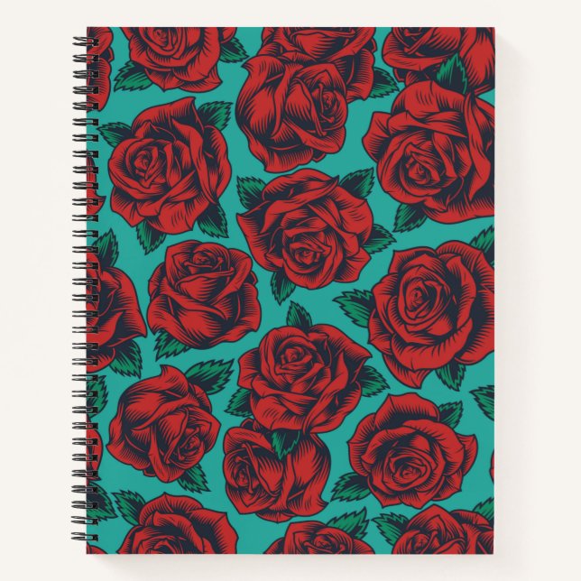 Red Roses  Notebook (Front)