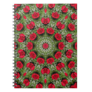 Red roses notebook