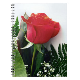 Red roses notebook