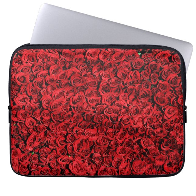Red Roses Pattern-37431 Laptop Sleeve (Front)
