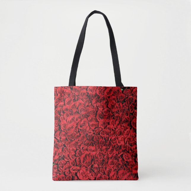 Red Roses Pattern-37431 Tote Bag (Front)
