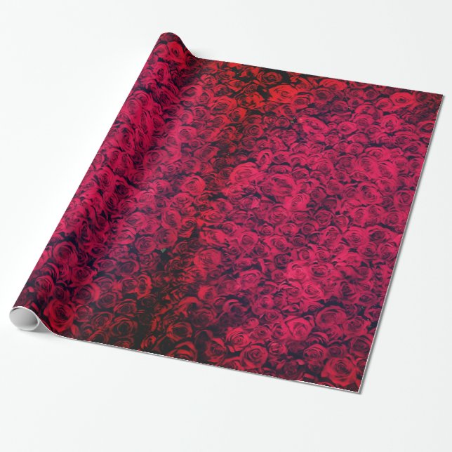 Red Roses Photography | Wrapping Paper (Unrolled)