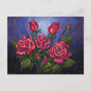 Red Roses Postcard