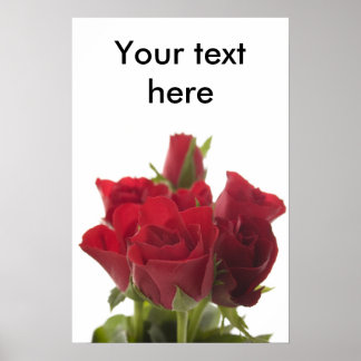 Red roses ... poster