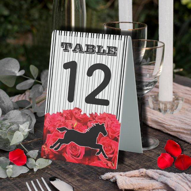 Red Roses Racehorse Derby Bridal Shower Number (Creator Uploaded)