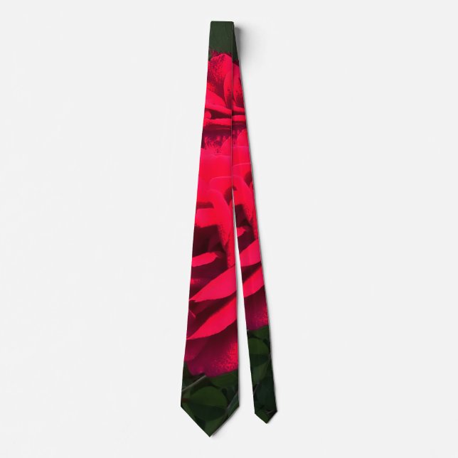 Red Roses Rosarium  Tie (Front)