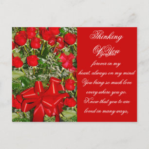 Red Roses,Roses forever_ Postcard