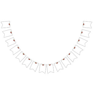 Red Roses Swagger Bunting
