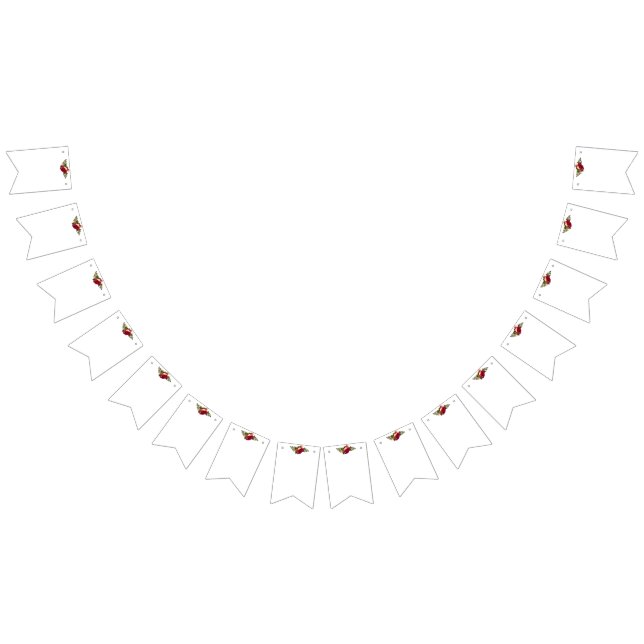 Red Roses Swagger Bunting (All)
