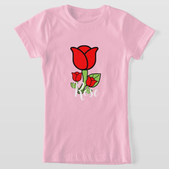 Red Roses T-Shirt (Laydown)
