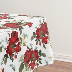 Red Roses Tablecloth