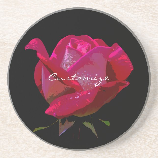 red roses Thunder_Cove Coaster (Front)