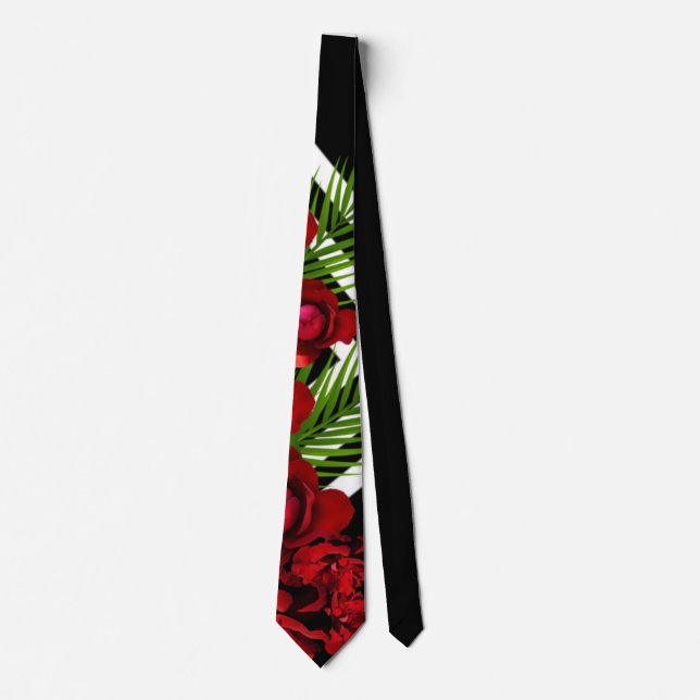 Red roses tie (Front)