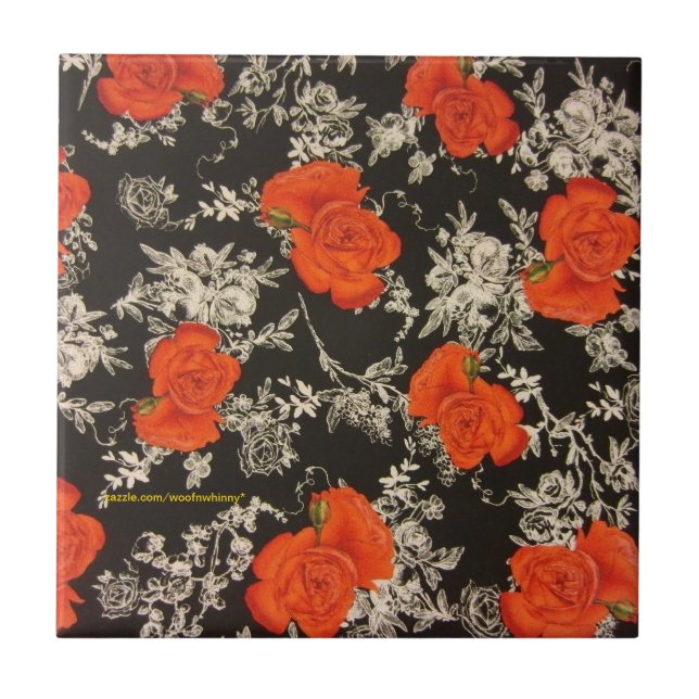Red Roses Tile (Front)