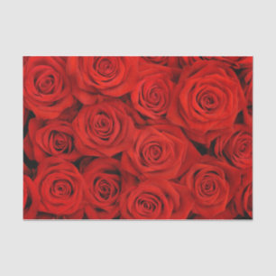 Red Roses Tissue Paper
