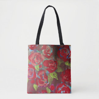 Red Roses Tote Bag