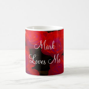Red Roses Valentine I Mug - Customisable