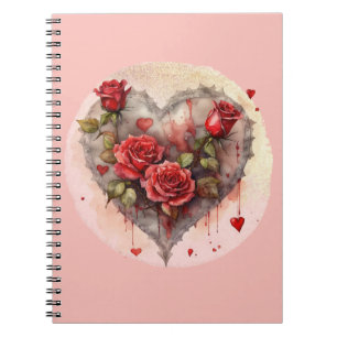 Red Roses Valentine Notebook