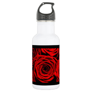 Red Roses Water Bottle