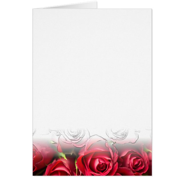 Red Roses With Black Outlines (Front)