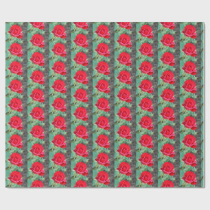Red Roses Wrapping Paper