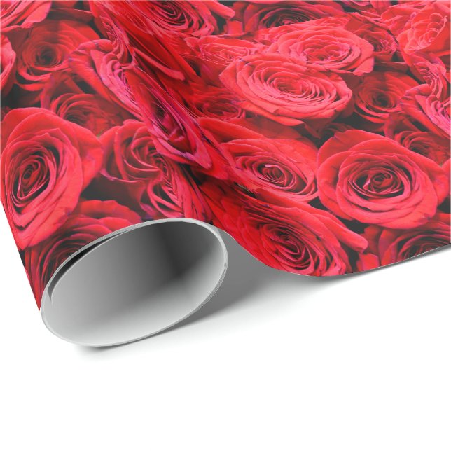 Red Roses Wrapping Paper (Roll Corner)