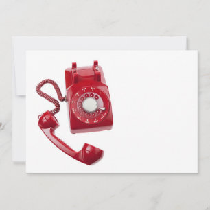 Red Rotary Phone