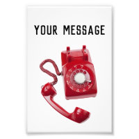 Red Rotary Phone
